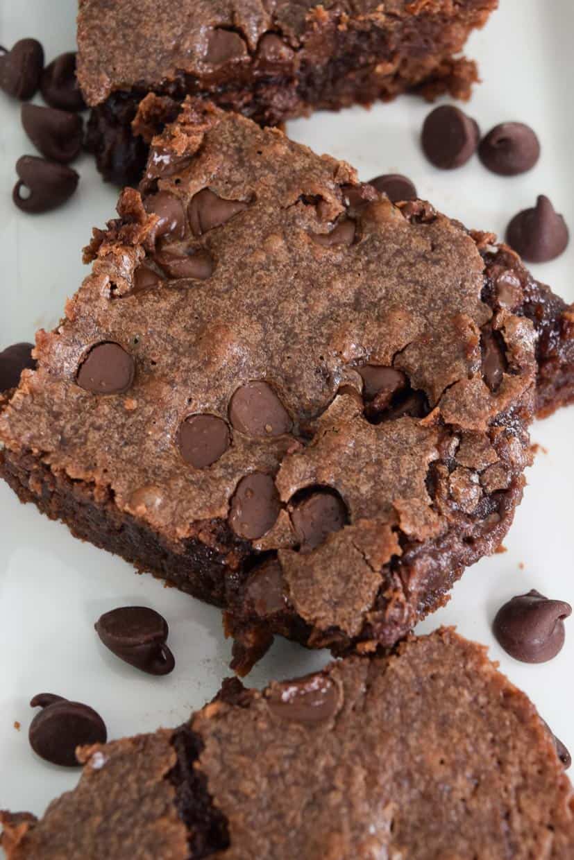 Homemade Brownies with Chocolate Chips : Best Ever and so Easy – Easy ...