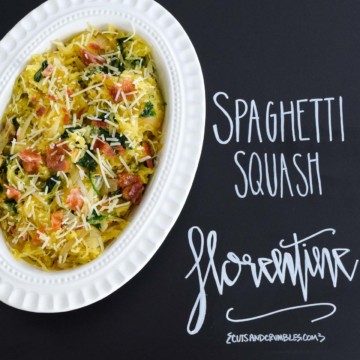 Spaghetti Squash Florentine