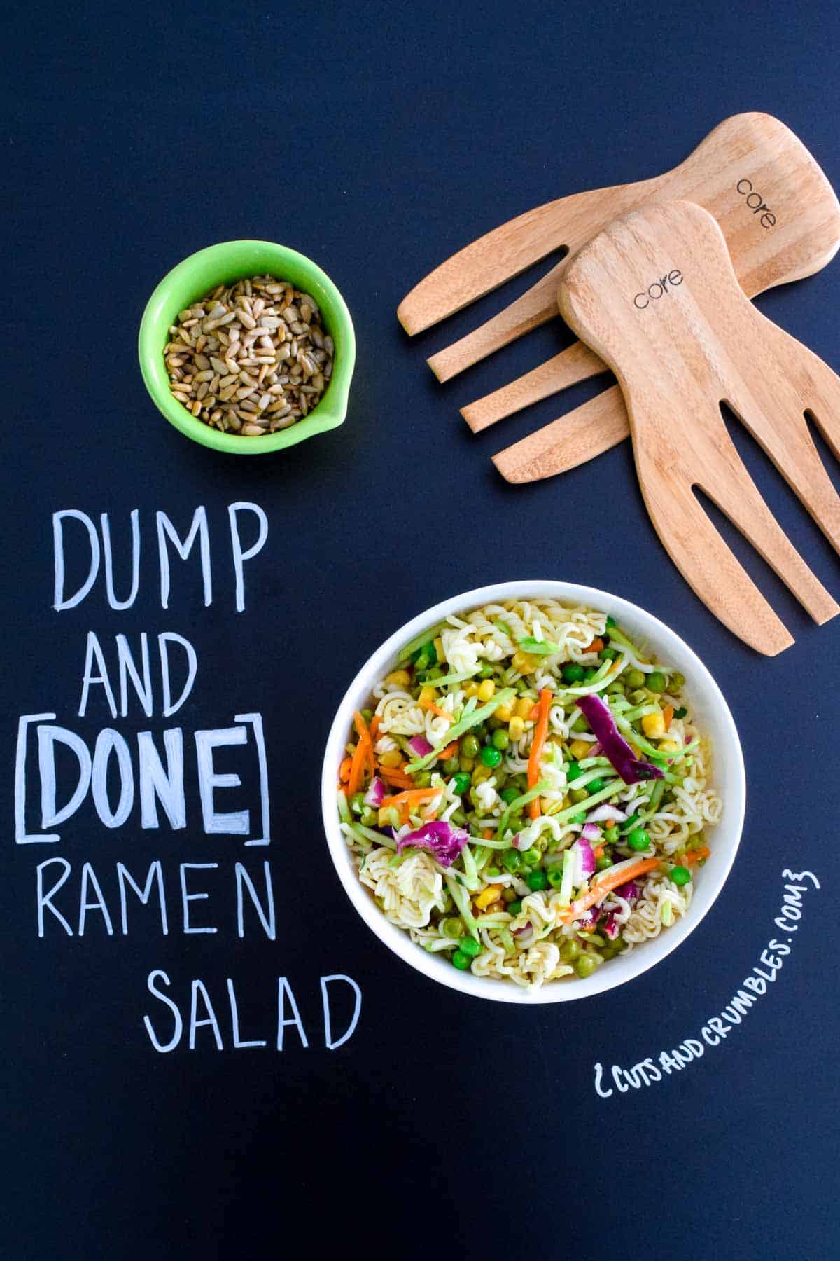 Dump And Done Ramen Salad Cuts And Crumbles