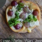 Grape, Fontina, Blue Cheese, Arugula Flatbread