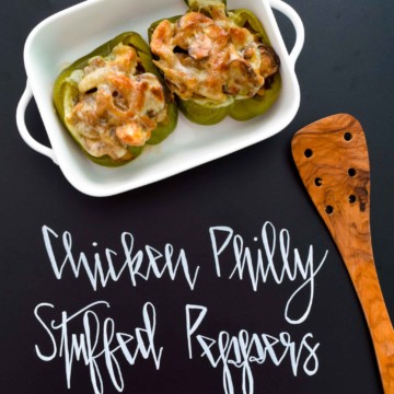 Chicken Philly Stuffed Peppers