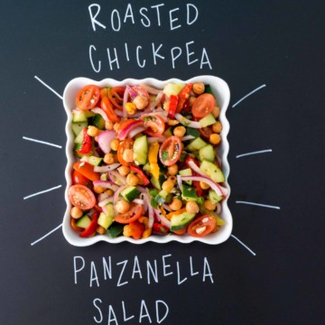 Roasted Chickpea Panzanella Salad