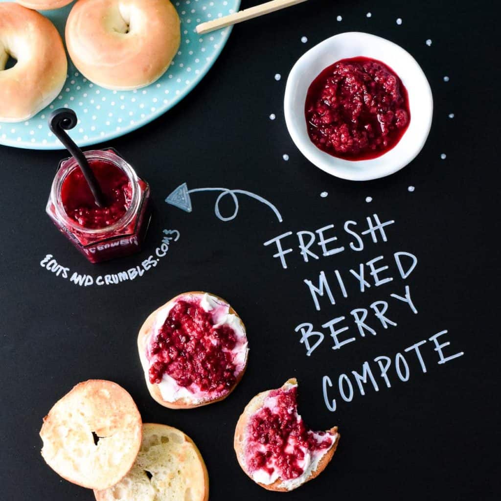 Fresh Mixed Berry Compote Cuts and Crumbles